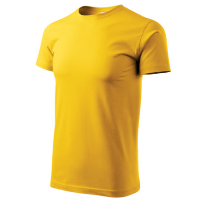 Žluté pánské tričko Adler Heavy New