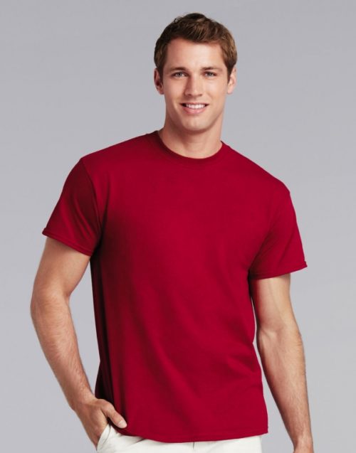 Červené pánské tričko Gildan Tričko Heavy