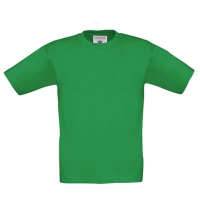 Dětské zelené tričko B&C Exact