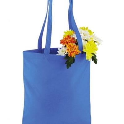 Modrá bavlněná taška s dlouhými uchy