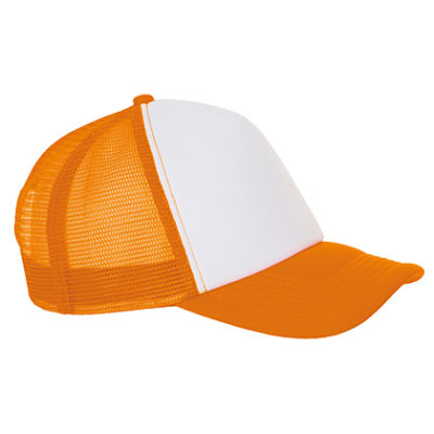 Oranžovobílá kšiltovka SOLS Bubble Cap